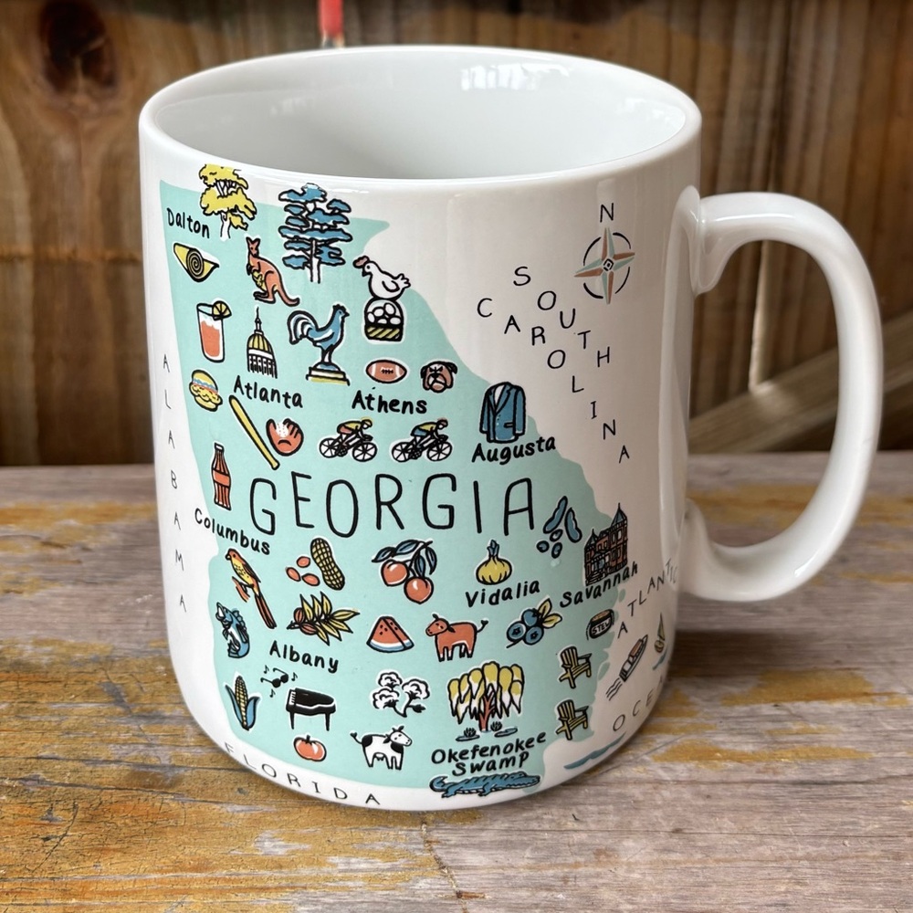 222 Fifth My Place Georgia Jumbo Mug 24oz